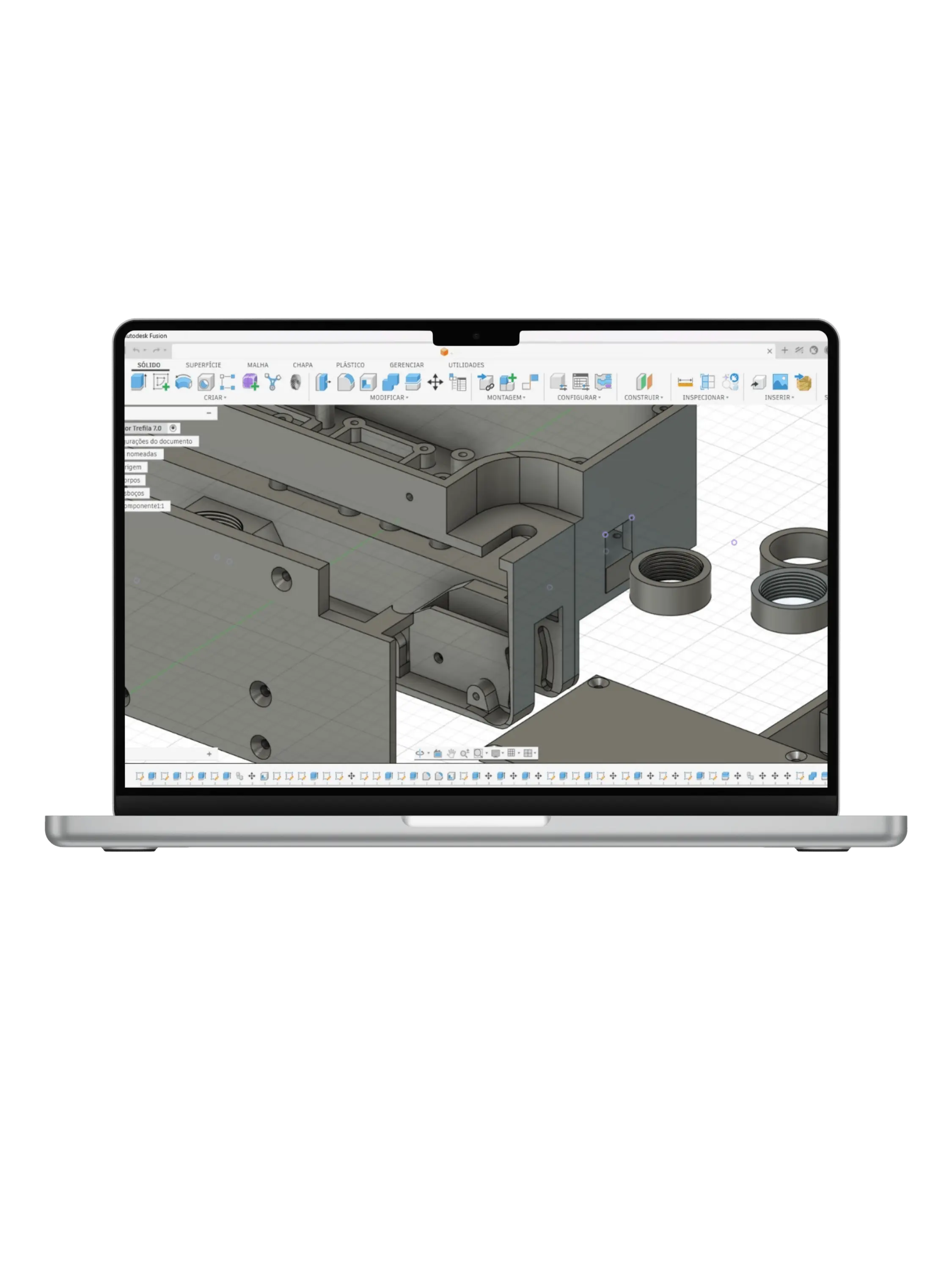 Protótipos e Produção — peça produzida por impressão 3D